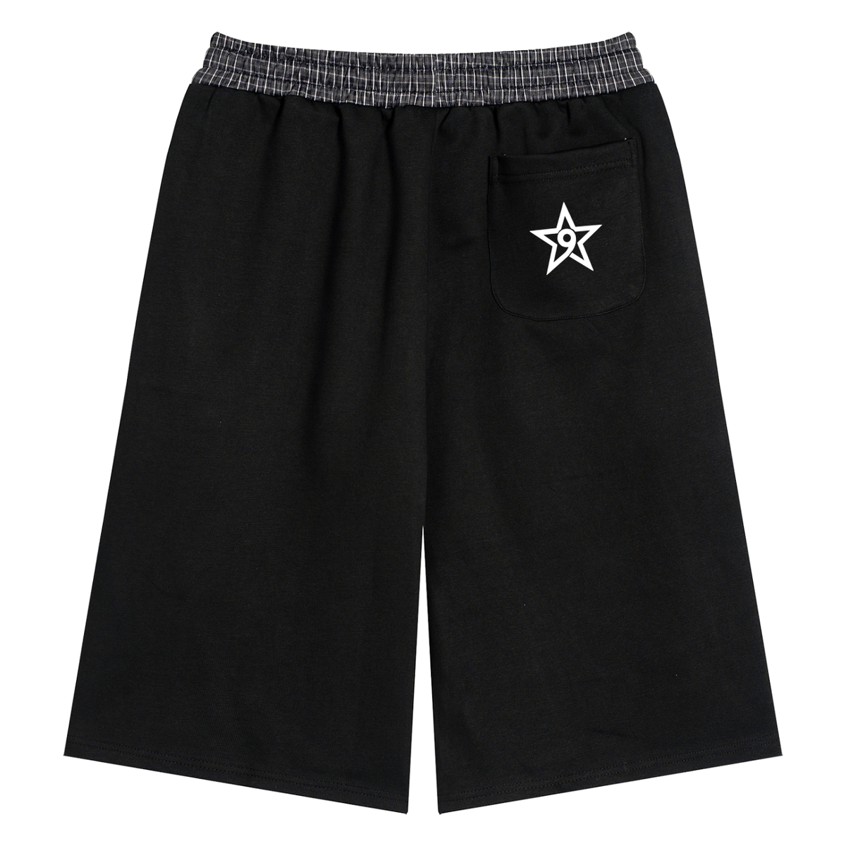 UNISEX PLAID WAISTBAND JORTS