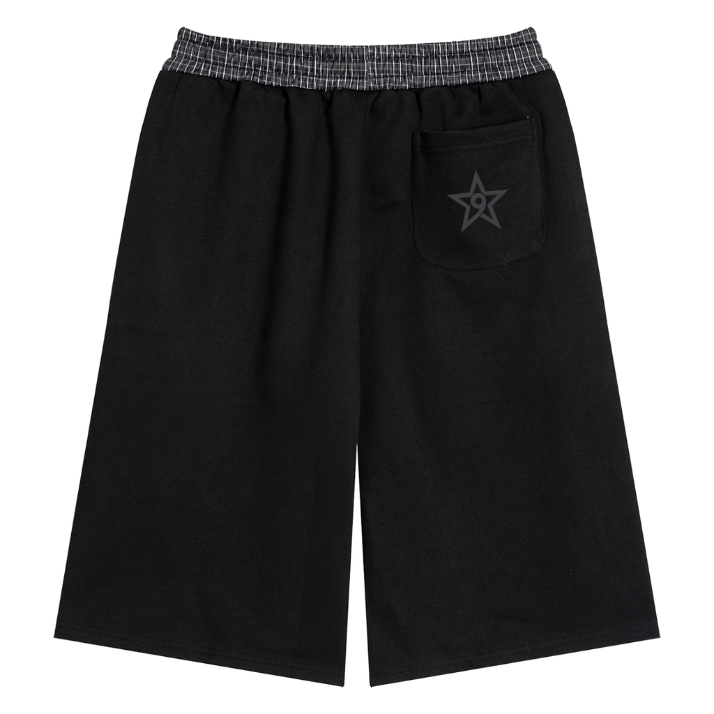 UNISEX PLAID WAISTBAND JORTS