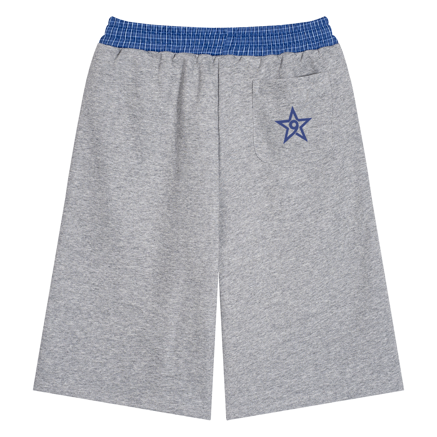 UNISEX PLAID WAISTBAND JORTS